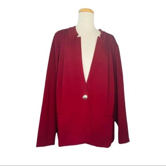 Lane Bryant Eloquii Slim Pant Suit Plus Size Pant and Jacket Size 28S NWT - Picture 3 of 14